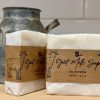 Fragrance-Free Unscented Goat Milk Soap Bar for Dry Skin, Ideal as Baby Soap or Gentle Facial Cleanser