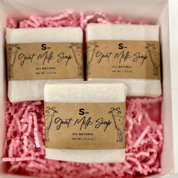 Fragrance-Free Unscented Goat Milk Soap Bar for Dry Skin, Ideal as Baby Soap or Gentle Facial Cleanser - Image 2